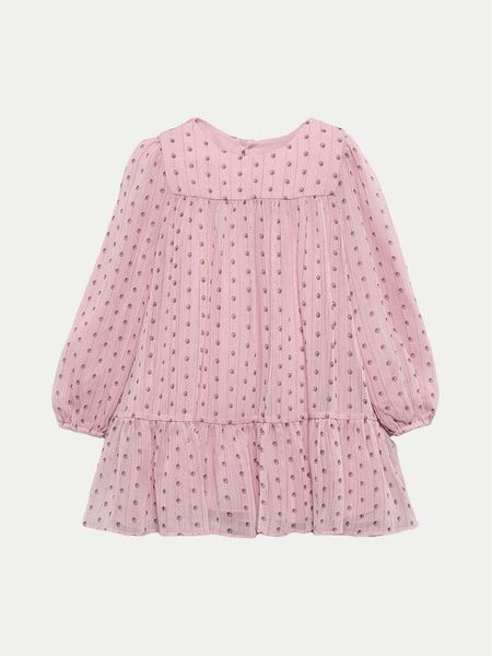 Abel & Lula Sukienka codzienna 5524 Różowy Regular Fit. Czerwone sukienki dziewczęce Abel & Lula, bez wzorów, z syntetyku, bez ramiączek. Za 239.99 zł.