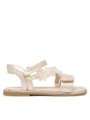 Mayoral Sandały 43734.15 Srebrny. Szare sandały dziewczęce Mayoral, ze skóry, bez zapięcia. Za 229.99 zł.