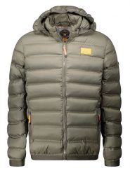 Canadian Peak Kurtka zimowa "Boomboomeak" w kolorze khaki rozmiar: S. Brązowe kurtki męskie Canadian Peak, na zimę, s, bez wzorów, bez kaptura. Za 173.99 zł.