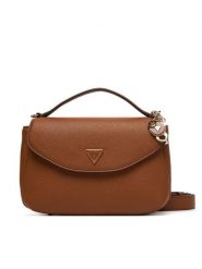 Guess Torebka Evie HWBG96 64200 Brązowy. Brązowe torebki klasyczne damskie Guess, z aplikacjami, ze skóry, bez dodatków. Za 639.99 zł.