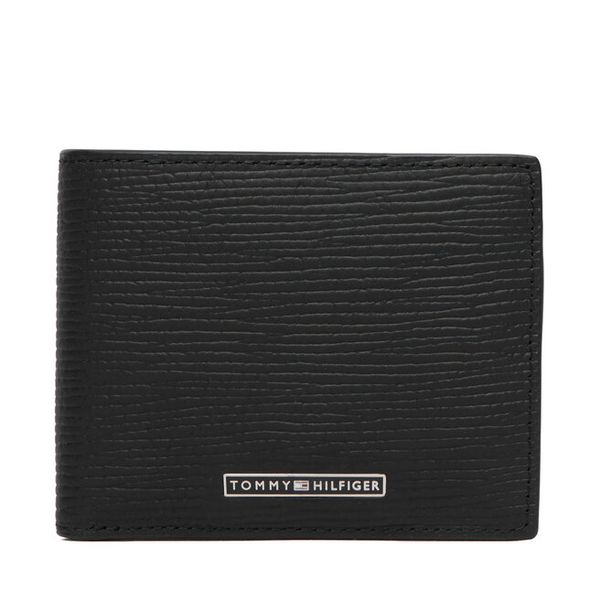 Portfel Tommy Hilfiger. Czarne portfele męskie Tommy Hilfiger, bez wzorów. Za 249.99 zł.