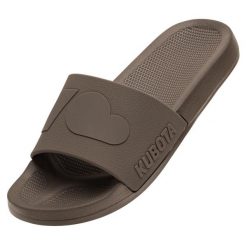 Kubota Klapki Basenowe Basic Plain Cloud. Brązowe klapki damskie Kubota, bez wzorów, bez obcasa. Za 99.99 zł.