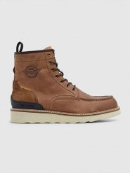 PME Legend Skórzane botki w kolorze jasnobrązowym rozmiar: 44. Brązowe buty zimowe męskie PME Legend, bez zapięcia. Za 346.99 zł.