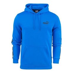 Bluza Z Kapturem Męska Taśma ESS+. Niebieskie bluzy z kapturem męskie Puma, m. Za 276.99 zł.