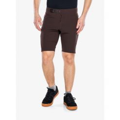 Szorty rowerowe męskie Fox Flexair Ascent Short. Brązowe szorty męskie FOX, bez wzorów, sportowe. Za 398.99 zł.