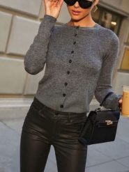 LA Angels Kardigan w kolorze szarym rozmiar: S. Szare kardigany damskie LA Angels, s, bez wzorów. Za 130.99 zł.