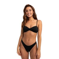 Dół do stroju kąpielowego Billabong Sol Searcher Hike. Czarne bikini damskie Billabong, bez wzorów. Za 69.99 zł.