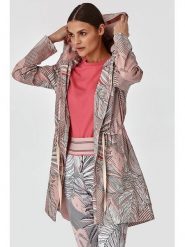 TATUUM Płaszcz przejściowy w kolorze jasnoróżowo-szarym rozmiar: 40. Różowe płaszcze damskie Tatuum, bez wzorów, z bawełny. Za 280.44 zł.