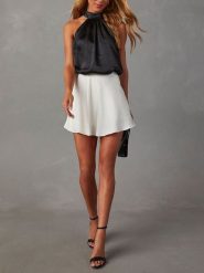 Milan Kiss Top w kolorze czarnym rozmiar: XL. Czarne topy damskie Milan Kiss, xl, bez wzorów, bez kołnierzyka. Za 104.99 zł.