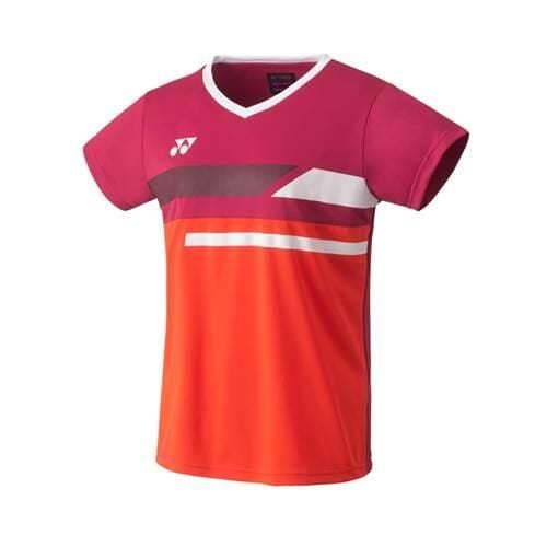 Koszulka sportowa damska Yonex Club Team 2023. Brązowe bluzki sportowe damskie YONEX, l, bez wzorów, z materiału, bez ramiączek. Za 221.00 zł.