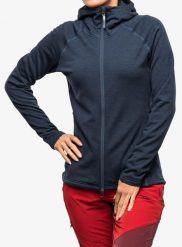 Bluza z kapturem damska Houdini Outright Houdi. Niebieskie bluzy z kapturem damskie Houdini, m, z materiału. Za 785.39 zł.
