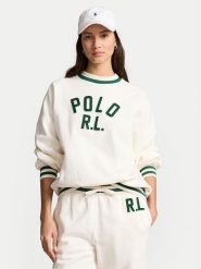 Polo Ralph Lauren Bluza 211941211001 Écru Relaxed Fit. Bluzy bez kaptura damskie Polo Ralph Lauren, xl, z bawełny. Za 659.99 zł.