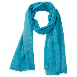 Szal z bawełny James & Nicholson Gipsy Spray Turquoise 180 x 80 cm. Niebieskie szaliki męskie ZAOSU, na jesień, bez wzorów, z bawełny. Za 120.99 zł.