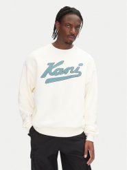 Karl Kani Bluza Varsity Palm PD00005317 Biały Regular Fit. Białe bluzy bez kaptura męskie Karl Kani, m, z syntetyku. Za 179.99 zł.