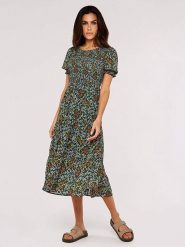 Apricot Sukienka w kolorze zielonym rozmiar: M. Zielone sukienki damskie Apricot, na co dzień, m, bez wzorów, bez kołnierzyka, bez ramiączek, maxi, proste. Za 131.43 zł.