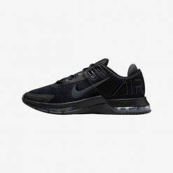 Buty do chodzenia męskie Nike Air Max Alpha Trainer 4. Czarne buty sportowe na co dzień męskie Nike, z materiału, bez zapięcia, trekkingowe, nike air max. Za 499.99 zł.