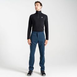 Mountain Series męskie spodnie. Niebieskie spodnie materiałowe męskie Dare 2b, bez wzorów, z elastanu. W wyprzedaży za 199.99 zł.
