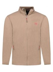 Geographical Norway Kurtka polarowa "Ulysse" w kolorze szarobrązowym rozmiar: L. Brązowe kurtki męskie Geographical Norway, l, bez wzorów, z materiału, bez kaptura. Za 87.40 zł.