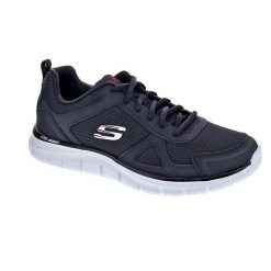 Buty na co dzień na trening męskie SKECHERS TRACK skóra siateczka. Czarne buty fitness męskie Skechers, na fitness i siłownię. Za 226.00 zł.