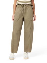 Scotch & Soda Spodnie w kolorze oliwkowym rozmiar: W27. Zielone spodnie materiałowe damskie Scotch & Soda, bez wzorów, z materiału, z podwyższonym stanem. Za 201.08 zł.