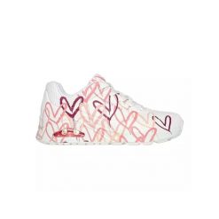 Tenisówki Skechers Model Uno-spread The Love Kolor Biały. Białe trampki i tenisówki damskie Skechers, bez wzorów, z materiału. Za 349.00 zł.