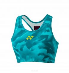 Stanik tenisowy Yonex Sports Bra Club Team. Niebieskie biustonosze YONEX, bez wzorów, z materiału. Za 169.00 zł.