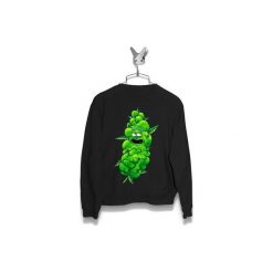 Bluza Ganja Rick Męska. Czarne bluzy bez kaptura damskie Failfake, m. Za 170.00 zł.