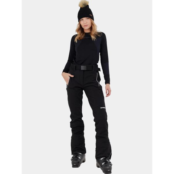 Spodnie Narciarskie Damskie Fundango Galena. Czarne spodnie dresowe damskie Fundango, bez wzorów, z dresówki, sportowe. Za 399.90 zł.