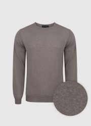 PAKO LORENTE – Brązowy sweter męski z wełny merino. Brązowe swetry męskie Pako Lorente, na zimę, m, bez wzorów, z wełny, bez kołnierzyka. Za 239.99 zł.