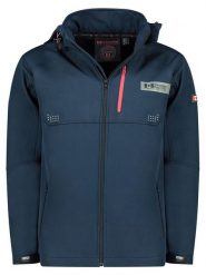 Canadian Peak Kurtka softshellowa "Tabloeak" w kolorze granatowym rozmiar: M. Niebieskie kurtki outdoor męskie Canadian Peak, m, bez wzorów, bez kaptura. Za 156.98 zł.