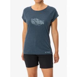 Koszulka szybkoschnąca damska Vaude Tekoa T-Shirt II. Żółte bluzki sportowe damskie Vaude, bez wzorów, bez ramiączek. Za 130.99 zł.
