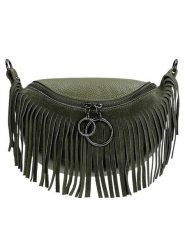 Wojas Skórzana torebka w kolorze zielonym - 25 x 15 x 8 cm rozmiar: onesize. Zielone torebki klasyczne damskie Wojas, bez wzorów, z materiału, bez dodatków. Za 234.95 zł.