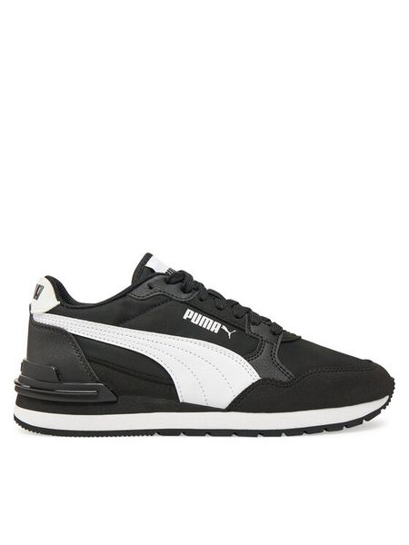 Puma Sneakersy St Runner V4 NL 399739 01 Czarny. Czarne buty sportowe dziewczęce Puma, bez wzorów, ze skóry, bez zapięcia. Za 139.99 zł.