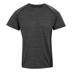 T-shirt Męski Corballis II. Czarne t-shirty męskie Regatta, m, bez wzorów, bez kołnierzyka. Za 43.99 zł.