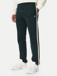 Lacoste Spodnie dresowe XH8615 Zielony Regular Fit. Zielone spodnie dresowe męskie Lacoste, bez wzorów, z bawełny. Za 769.99 zł.