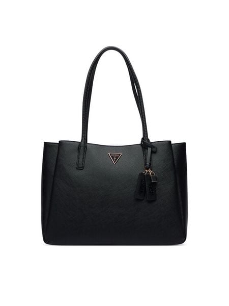 Guess Torebka Noelle II HWZG96 72260 Czarny. Czarne torebki klasyczne damskie Guess, z aplikacjami, ze skóry, bez dodatków. Za 634.99 zł.