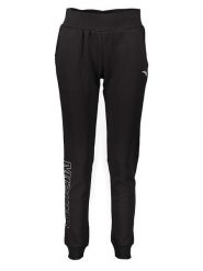 Mizuno Spodnie dresowe "Mizuno" w kolorze czarnym rozmiar: XS. Czarne spodnie dresowe damskie Mizuno, xs, bez wzorów, z dresówki. Za 43.88 zł.