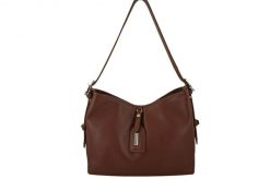 Codzienna torebka damska na ramię - Brązowa. Brązowe torebki klasyczne damskie Barberinis, bez wzorów, ze skóry, małe, bez dodatków. Za 222.99 zł.