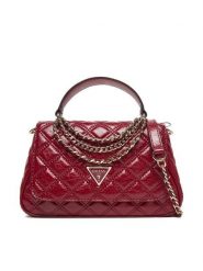 Guess Torebka HWTT96 73190 Bordowy. Czerwone torebki klasyczne damskie Guess, z aplikacjami, ze skóry, bez dodatków. Za 459.99 zł.