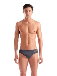 Arena Kąpielówki w kolorze antracytowym rozmiar: 5. Czarne kąpielówki męskie Arena, bez wzorów, z materiału. Za 56.79 zł.