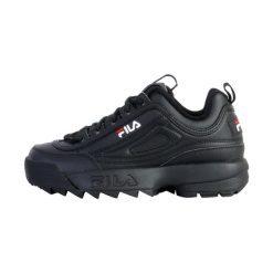 Tenisówki Fila Model Disruptor Low Kolor Czarny. Czarne buty sportowe na co dzień damskie Fila, bez wzorów, z materiału. Za 329.00 zł.