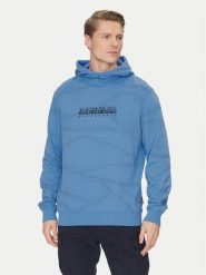 Napapijri Bluza Cellini NP0A4ILR Niebieski Relaxed Fit. Niebieskie bluzy bez kaptura męskie Napapijri, m, z bawełny. Za 319.99 zł.