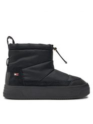 Tommy Hilfiger Śniegowce Flag Nylon Mini Snowboot FW0FW08334 Czarny. Czarne śniegowce damskie Tommy Hilfiger, z materiału. Za 629.99 zł.