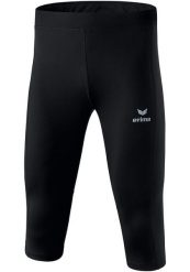 Przycięte spodnie do biegania Erima Performance 3/4 czarne. Czarne szorty męskie Erima, bez wzorów, z poliesteru. Za 313.99 zł.