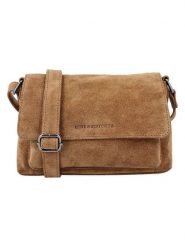 HIDE & STITCHES Skórzana torebka "Brazos" w kolorze jasnobrązowym - 24,5 x 16 x 5,5 cm rozmiar: onesize. Brązowe torebki klasyczne damskie HIDE & STITCHES, bez wzorów, z materiału, bez dodatków. Za 173.99 zł.