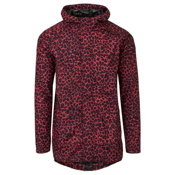 Kurtka przeciwdeszczowa parka Motion wodoodporna różowa XXL. Czerwone kurtki męskie Agu, xl, bez wzorów, z materiału, eleganckie, z kapturem. Za 431.15 zł.