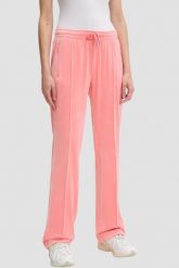 JUICY COUTURE Brzoskwiniowe damskie spodnie z cyrkoniami Tina, Rozmiar XS. Czerwone spodnie dresowe damskie Juicy Couture, s, bez wzorów, z dresówki. W wyprzedaży za 206.99 zł.