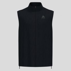 Kamizelka męska Odlo ZEROWEIGHT Vest. Czarne kamizelki męskie Odlo, m. Za 449.99 zł.