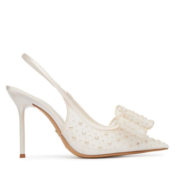 Szpilki Aldo. Białe szpilki Aldo, bez wzorów, bez obcasa. Za 499.99 zł.