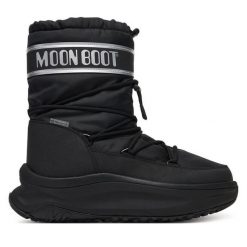 Śniegowce Moon Boot. Czarne buty zimowe męskie Moon Boot, bez zapięcia. Za 899.99 zł.
